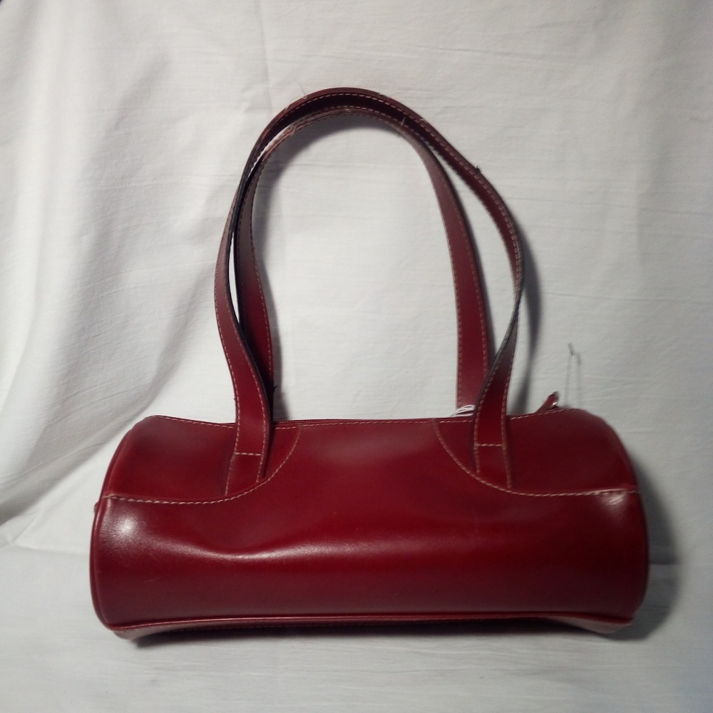 Red round handbag - Picture 2 of 5